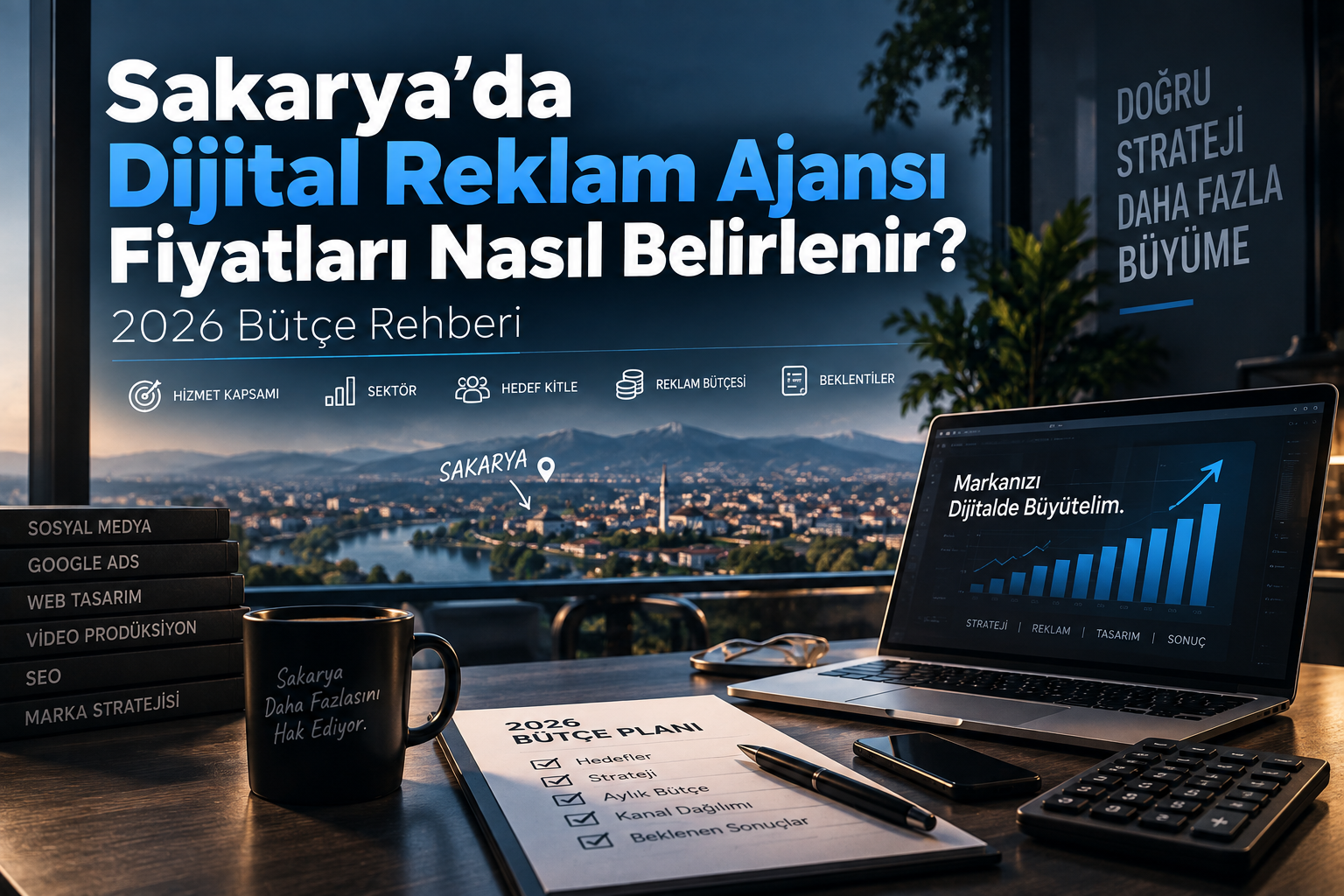 Sakarya dijital pazarlama bütçe planlama ve fiyat rehberi